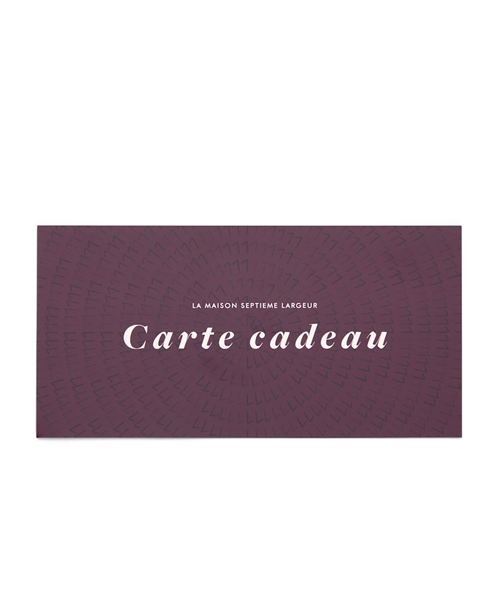 La carte cadeau